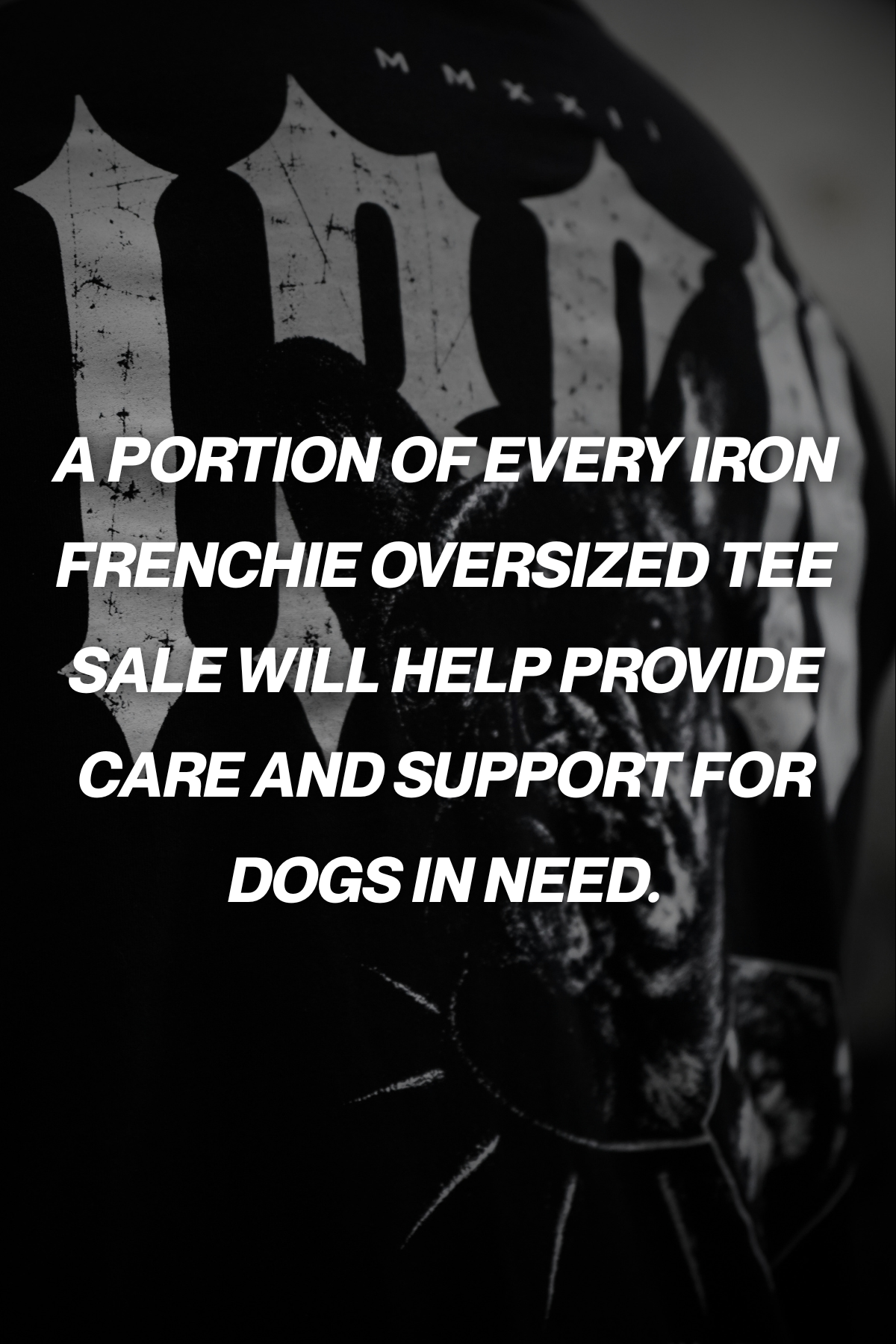 Iron Frenchie Oversized Tee