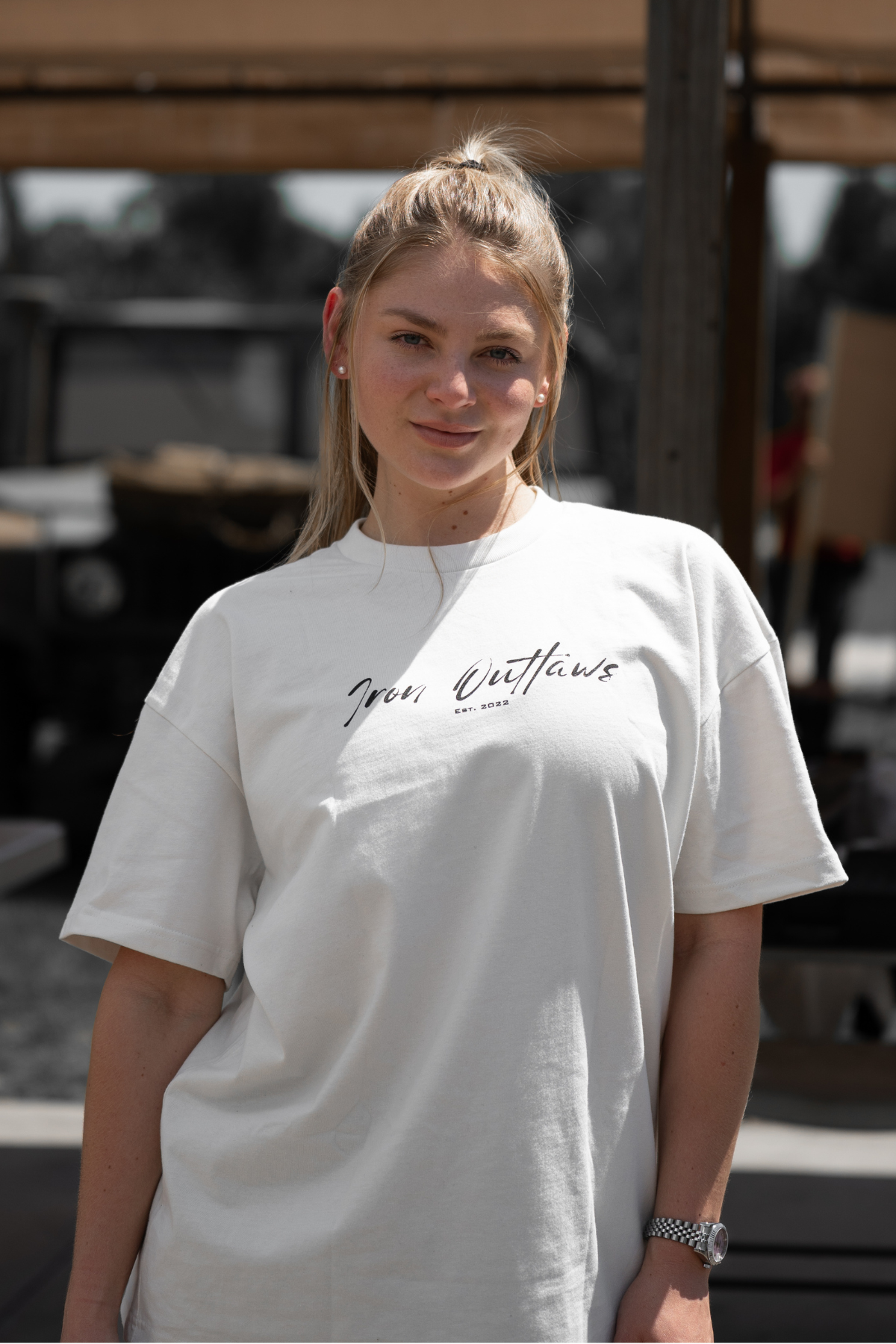 Iron Rose Oversized Tee
