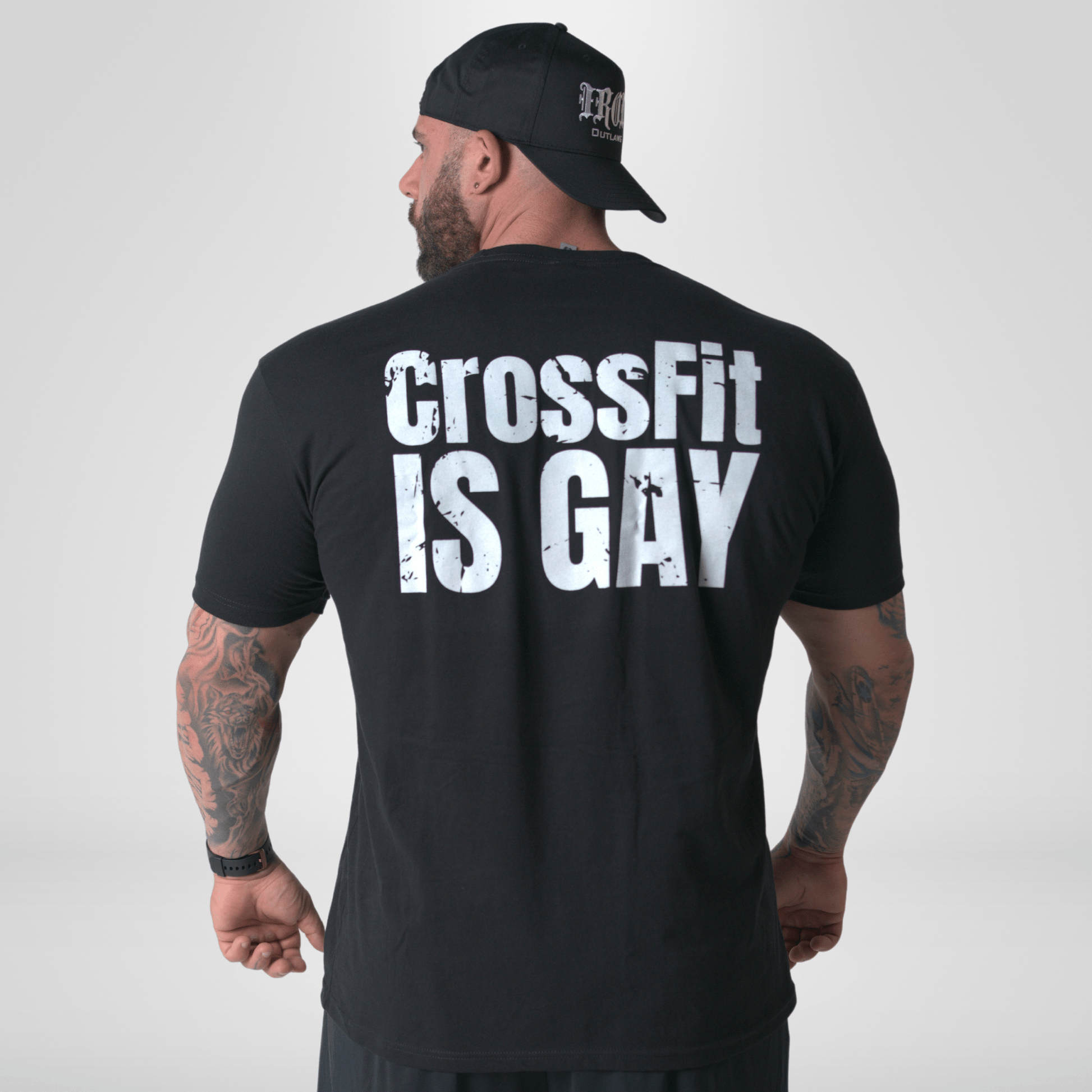 Iron Outlaws Classic Tees Black / S Crossfit Is Gay Classic Tee