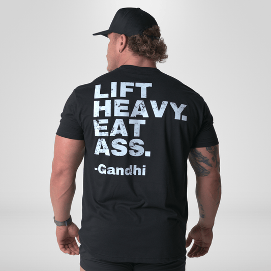 Iron Outlaws Classic Tees Black / S Lift Heavy Eat Ass Classic Tee