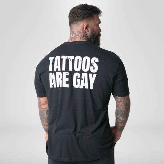 Iron Outlaws Classic Tees Black / S Tattoos Are Gay Classic Tee