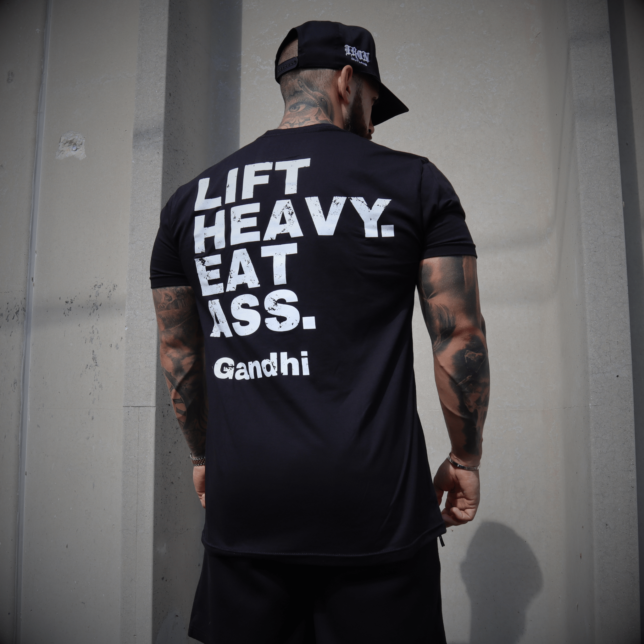 Iron Outlaws Classic Tees Lift Heavy Eat Ass Classic Tee