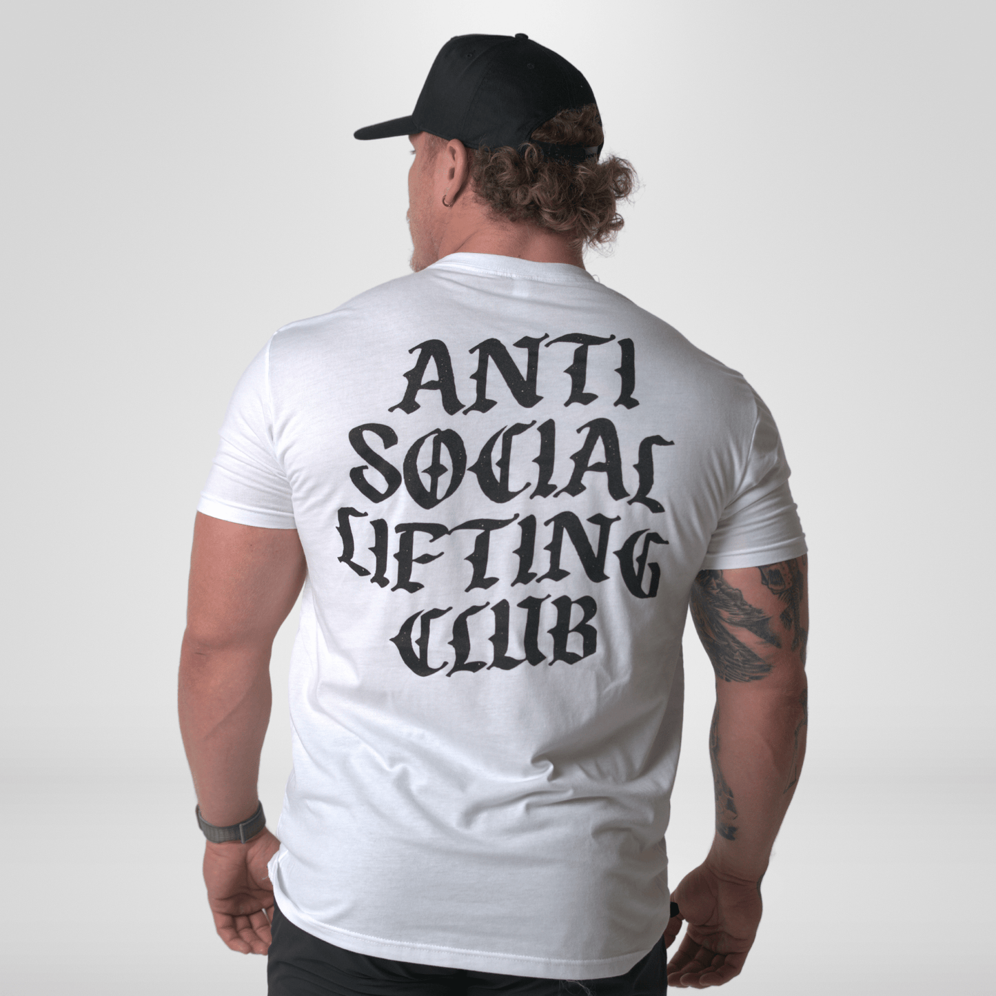 Iron Outlaws Classic Tees White / S Anti Social Lifting Club Classic Tee
