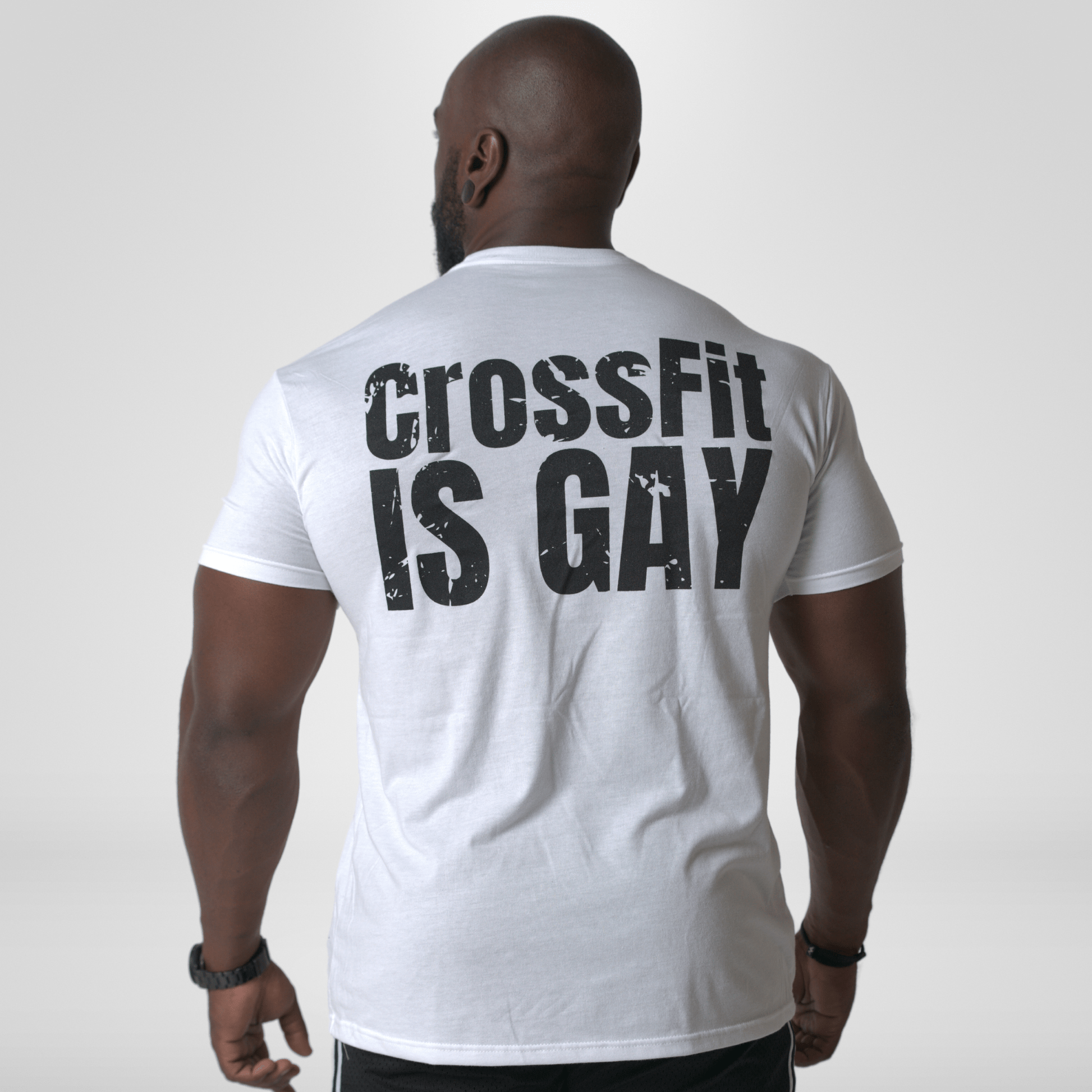 Iron Outlaws Classic Tees White / S Crossfit Is Gay Classic Tee