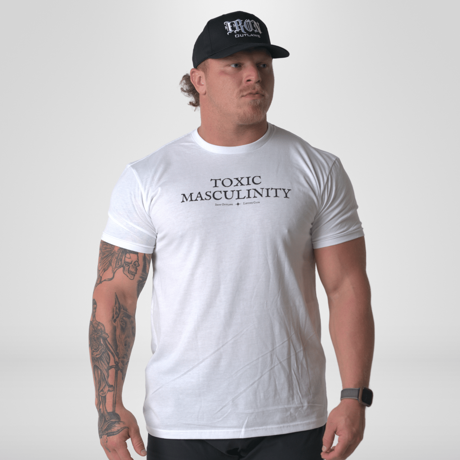 Iron Outlaws Classic Tees White / S Toxic Masculinity Classic Tee