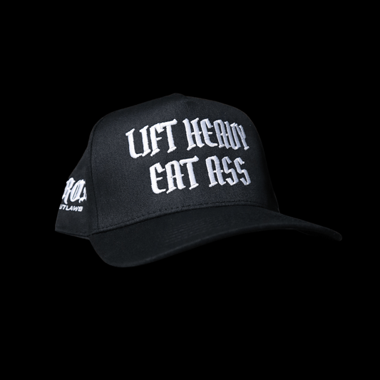 Iron Outlaws Headwear Lift Heavy Eat Ass Snapback