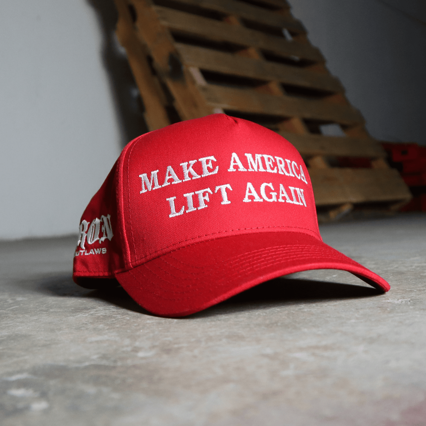 Iron Outlaws Headwear Make America Lift Again Snapback