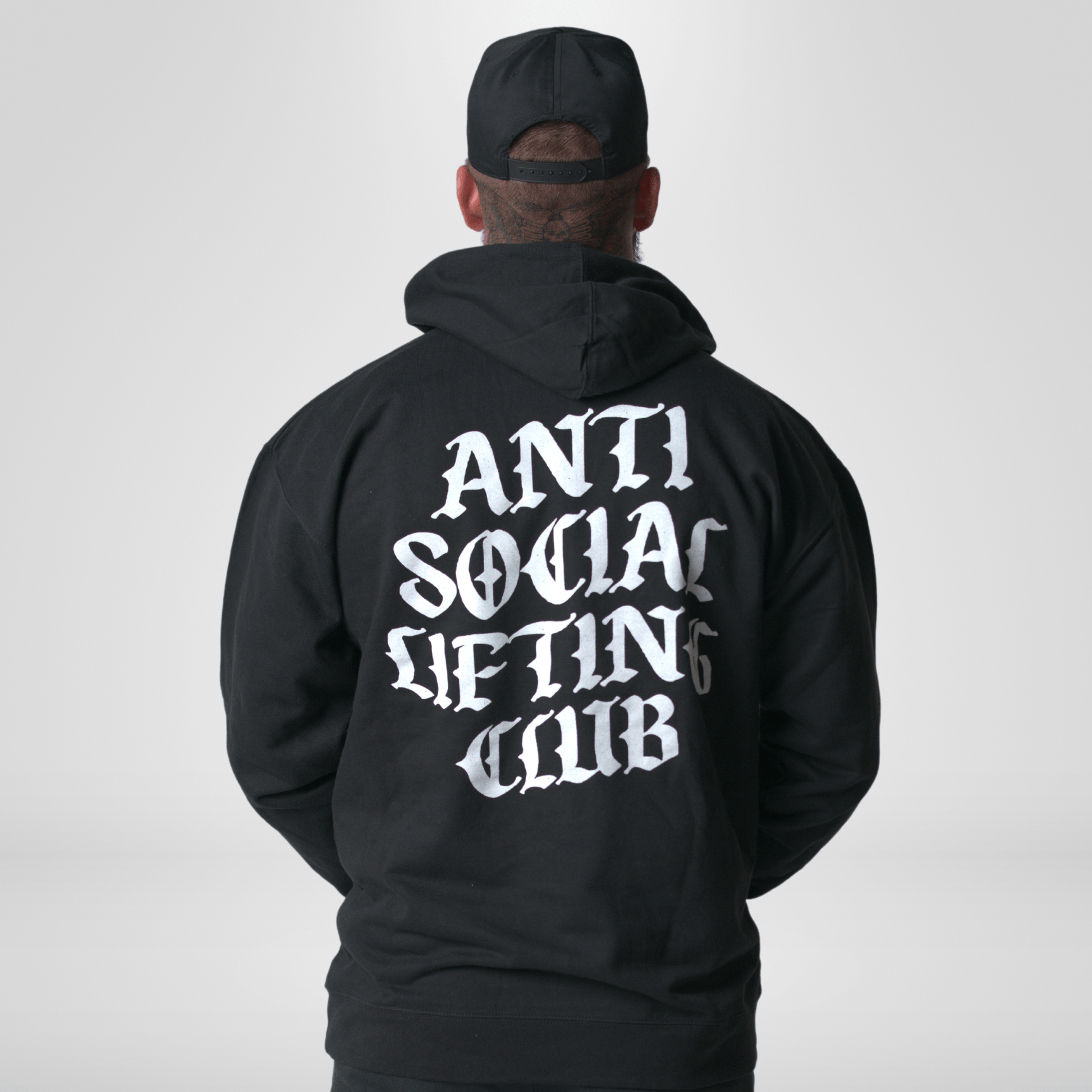 Iron Outlaws Hoodies Black / S Anti Social Lifting Club Hoodie