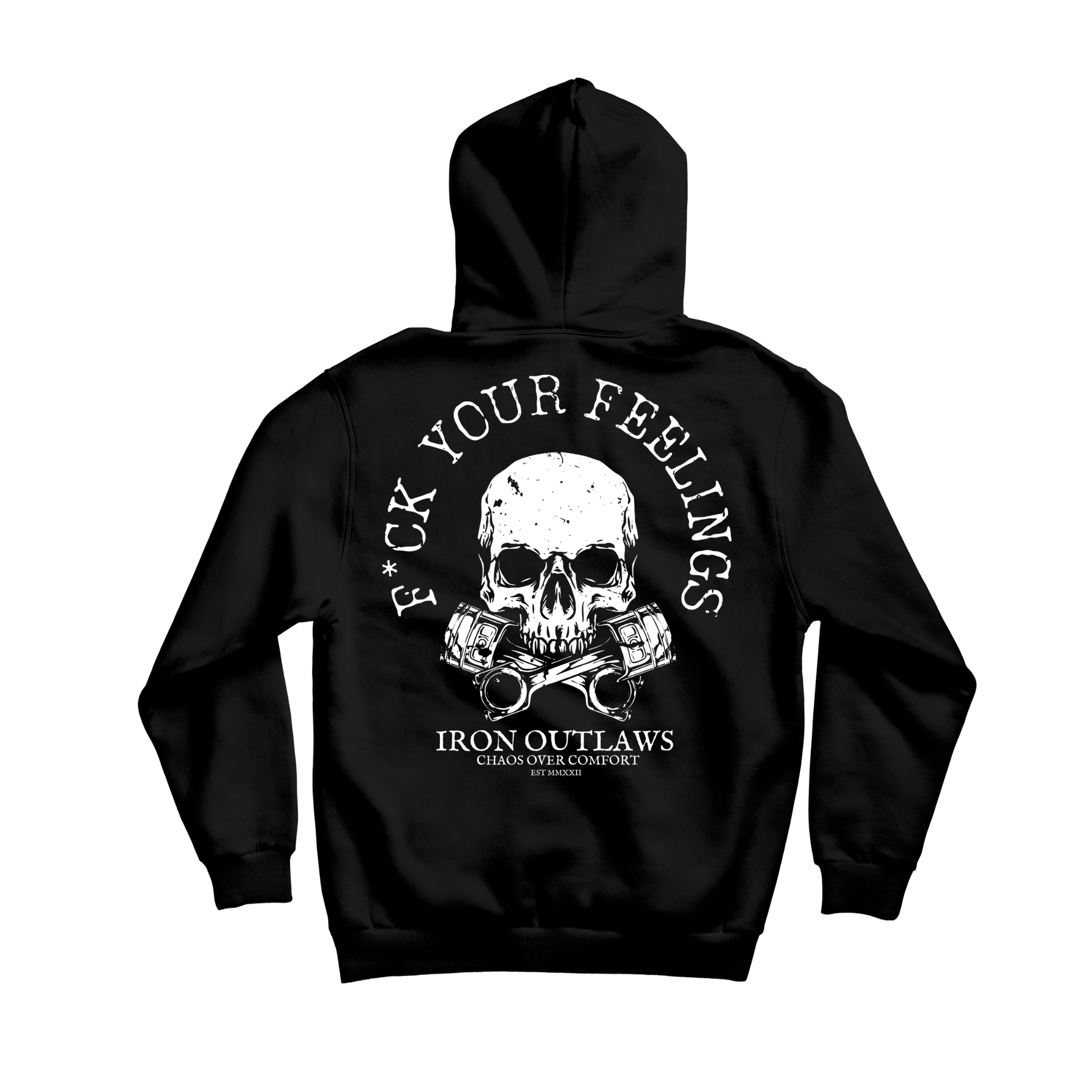 Iron Outlaws Hoodies Black / S F*ck Your Feelings Midweight Hoodie