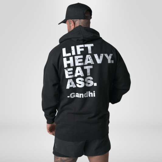 Iron Outlaws Hoodies Black / S Lift Heavy Eat Ass Hoodie