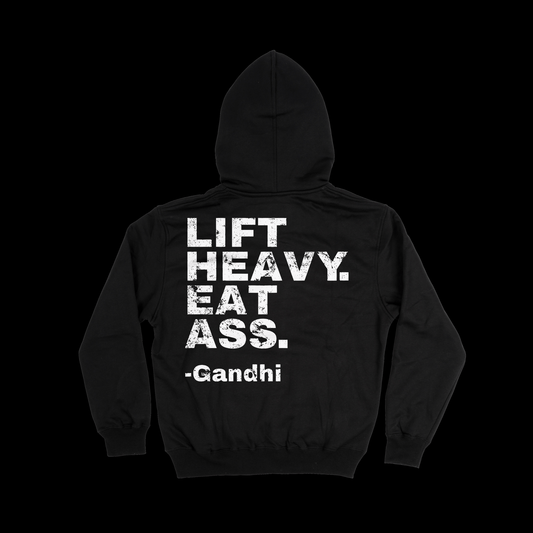 Iron Outlaws Hoodies Black / S Lift Heavy Eat Ass Midweight Hoodie