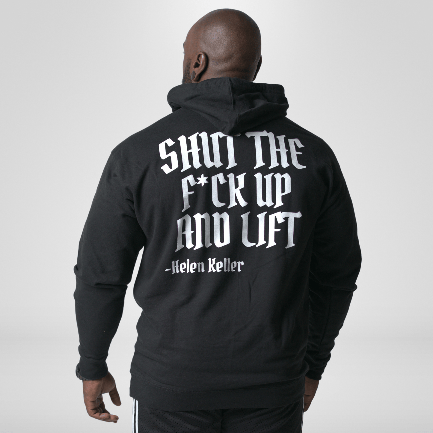Iron Outlaws Hoodies Black / S SHUT THE F*CK UP AND LIFT Hoodie