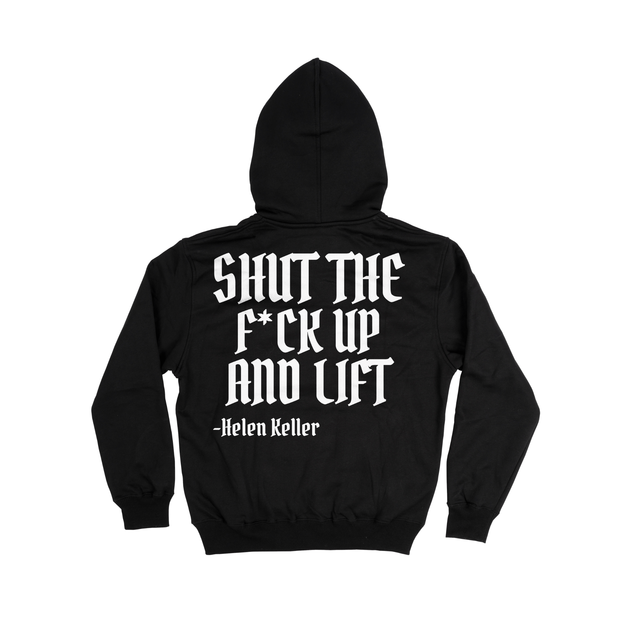 Iron Outlaws Hoodies Black / S SHUT THE F*CK UP AND LIFT Midweight Hoodie