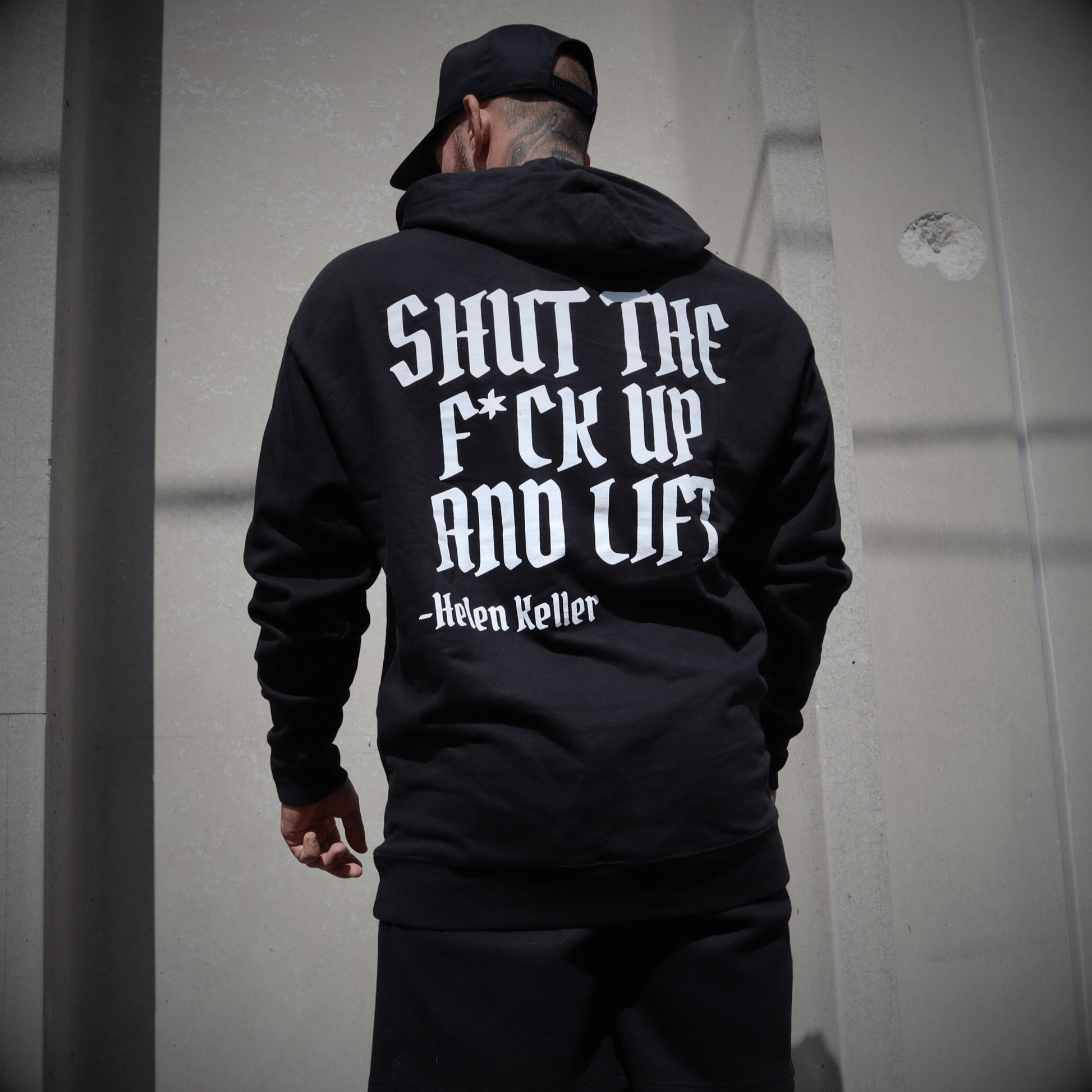 Iron Outlaws Hoodies SHUT THE F*CK UP AND LIFT Midweight Hoodie