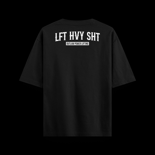 Iron Outlaws Oversize Black / S Lft Hvy Sht Oversize Tee