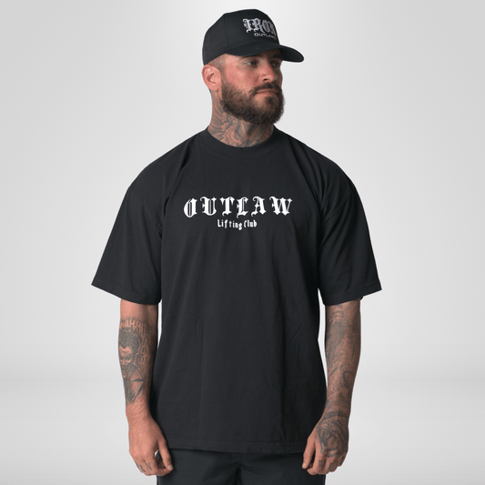 Iron Outlaws Oversize Black / S Outlaw Lifting Club Oversize Tee