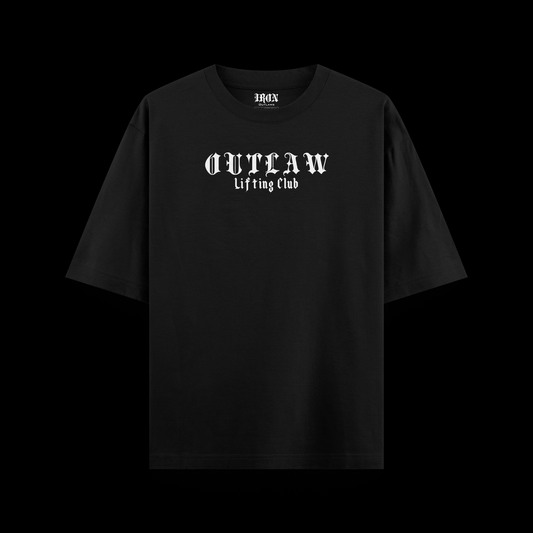 Iron Outlaws Oversize Black / S Outlaw Lifting Club Oversize Tee