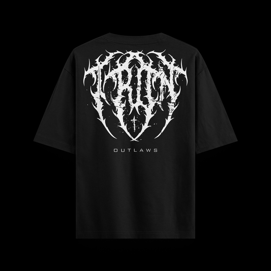 Iron Outlaws Oversize Death & Iron Oversize Tee