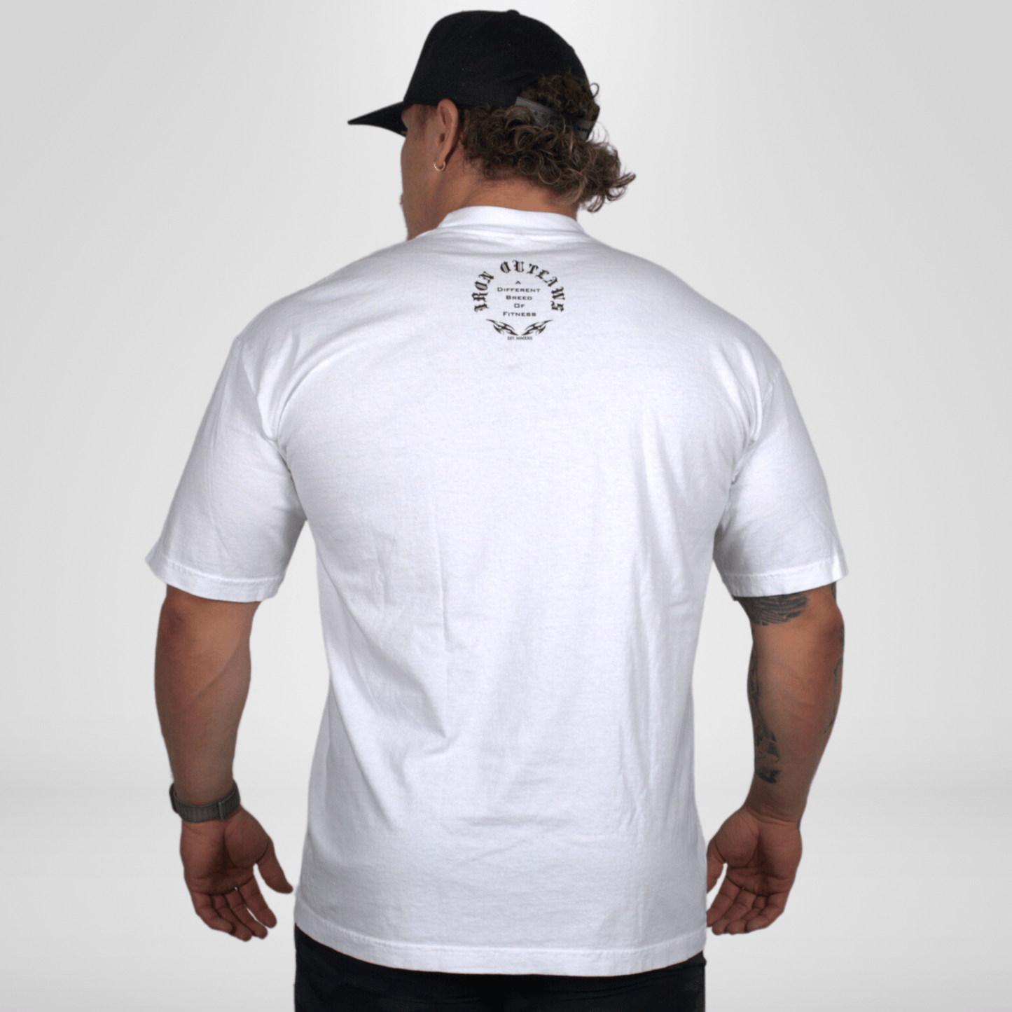 Iron Outlaws Oversize Outlaw Lifting Club Oversize Tee
