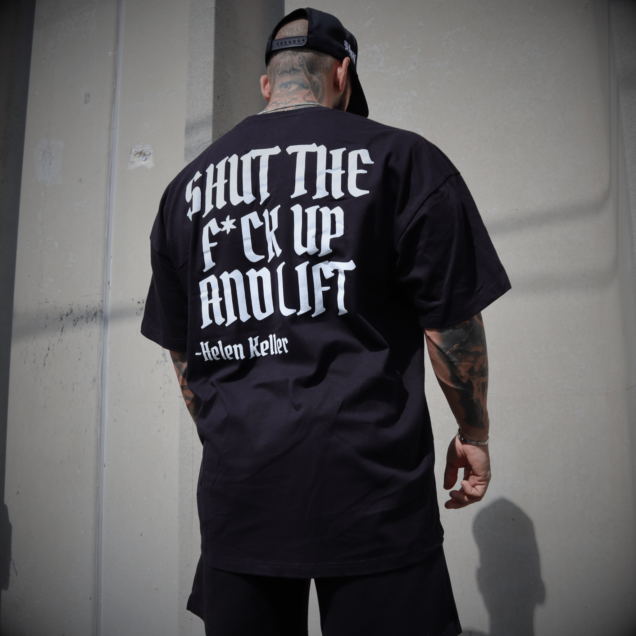 Iron Outlaws Oversize SHUT THE F*CK UP AND LIFT Oversize Tee