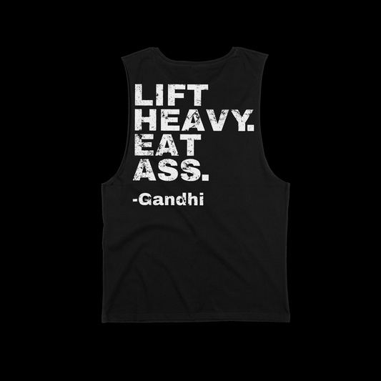 Iron Outlaws Sleeveless Black / S Lift Heavy Eat Ass Sleeveless Tee