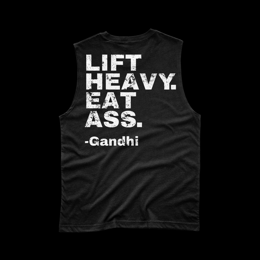 Iron Outlaws Sleeveless Black / S Lift Heavy Eat Ass Sleeveless Tee