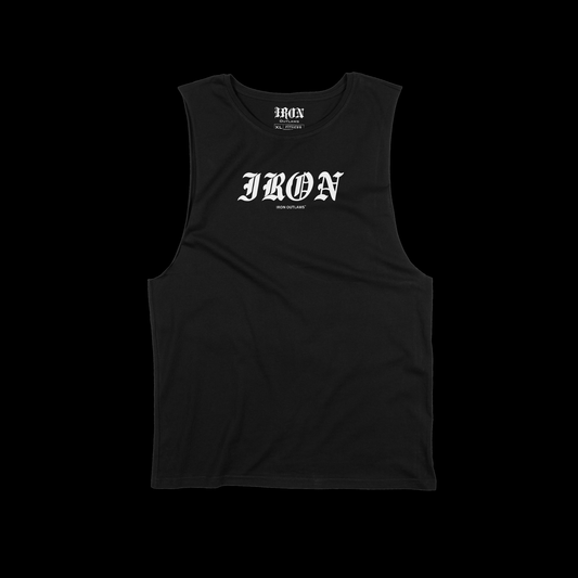 Iron Outlaws Sleeveless Black / S Locker Patch Sleeveless Tee