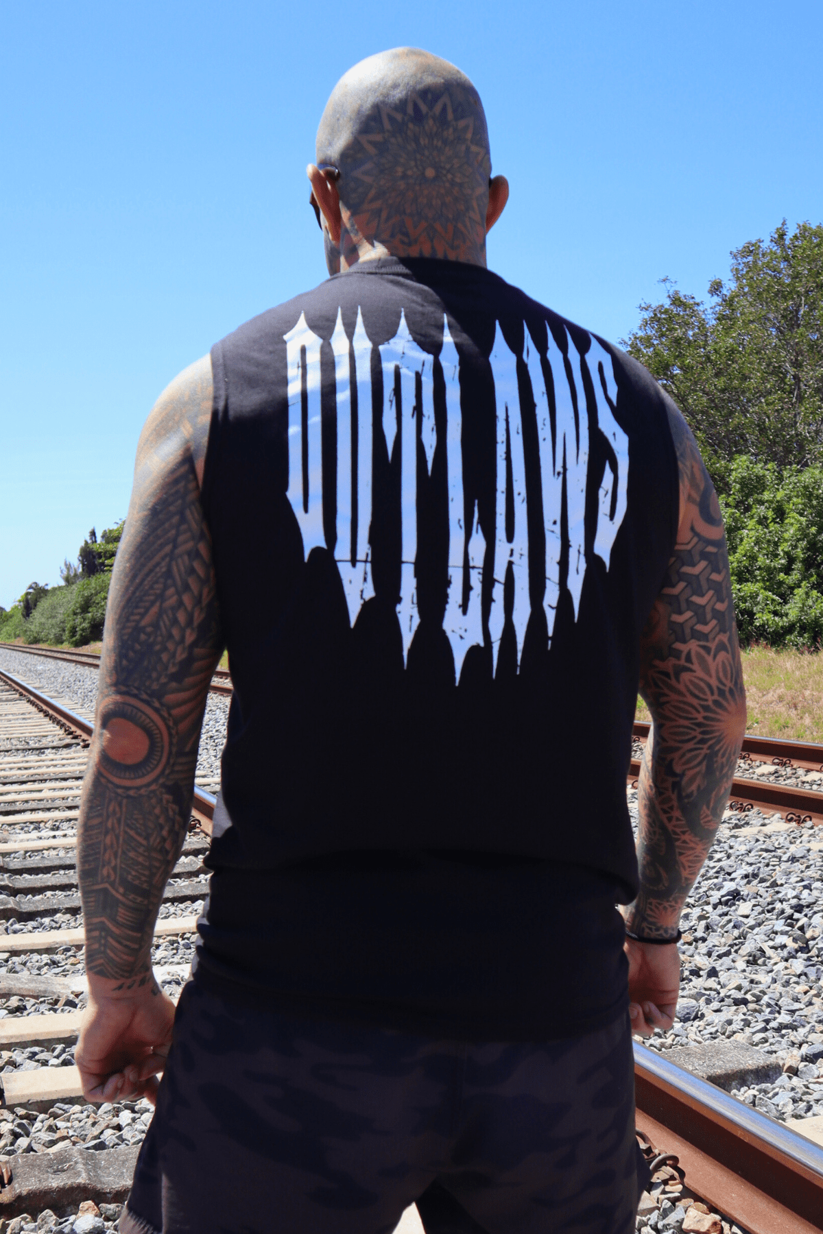 Iron Outlaws Sleeveless S Iron Family Sleeveless Tee