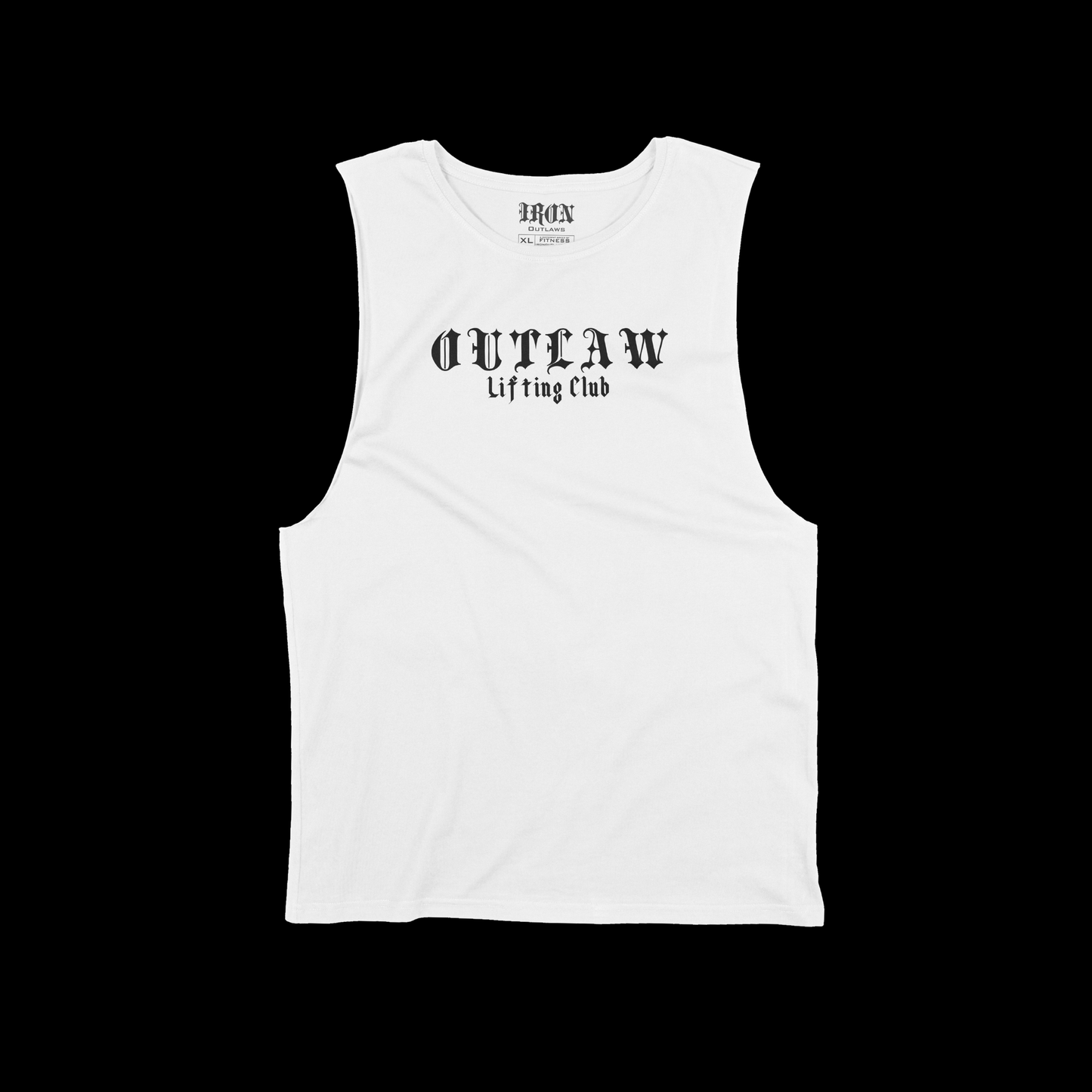 Iron Outlaws Sleeveless White / S Outlaw Lifting Club Sleeveless Tee