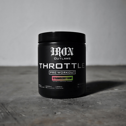 Iron Outlaws Supplements Throttle Extreme Pre-Workout | Strawberry Kiwi