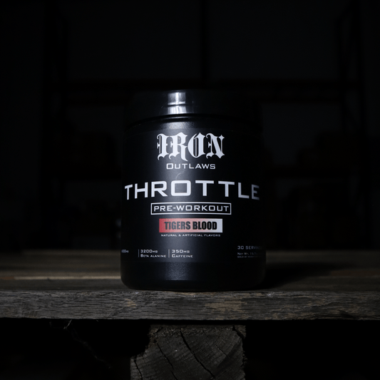 Iron Outlaws Supplements Throttle Extreme Pre-Workout | Tigers Blood