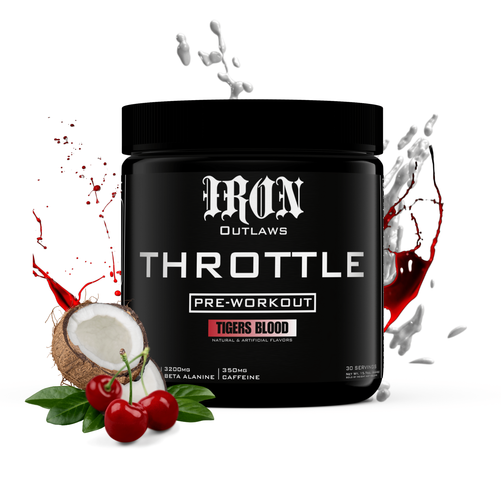 Iron Outlaws Supplements Throttle Extreme Pre-Workout | Tigers Blood